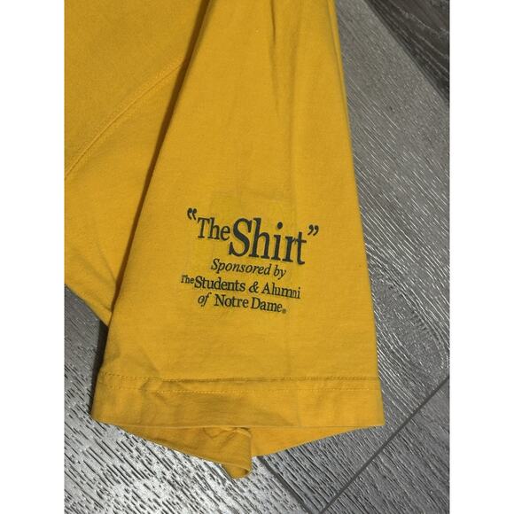 2005 Vintage Pro Edge Notre Dame Football Graphic Logo Shirt Y2K College Mens XL - Picture 3 of 10